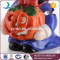 Colorful Lovely Clown Ceramic Christmas Candle Holder For Gifts